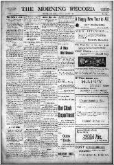 The Morning Record, 1897-1901