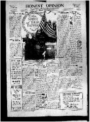 Honest Opinion, 1919